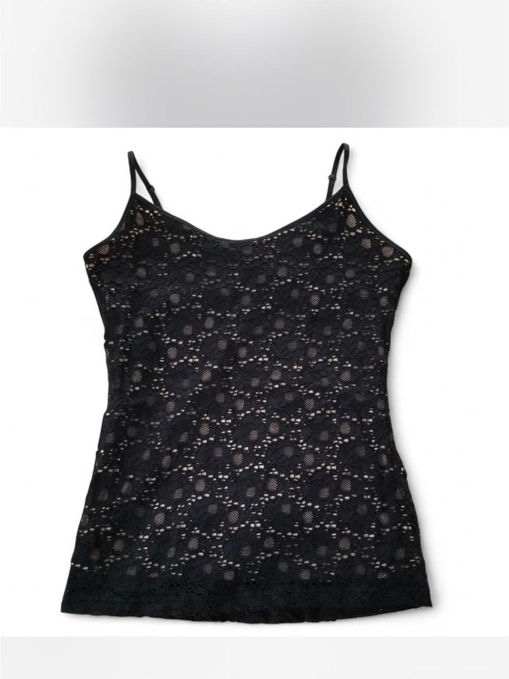 candies Black Lace Camisole Tank Top